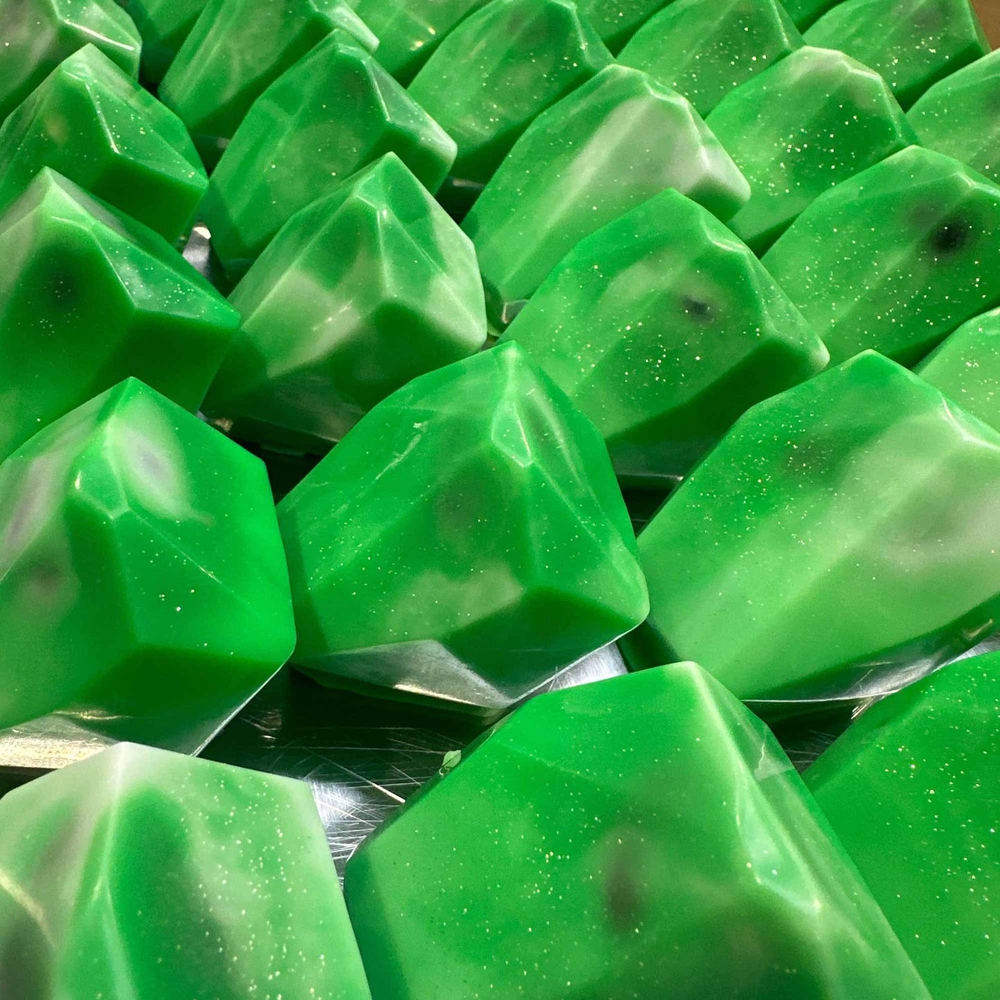 Crystal Earth Elemental Soap Bar – Flora & Fauna | Hidden Blood Stone, Green Aventurine or Tree Agate
