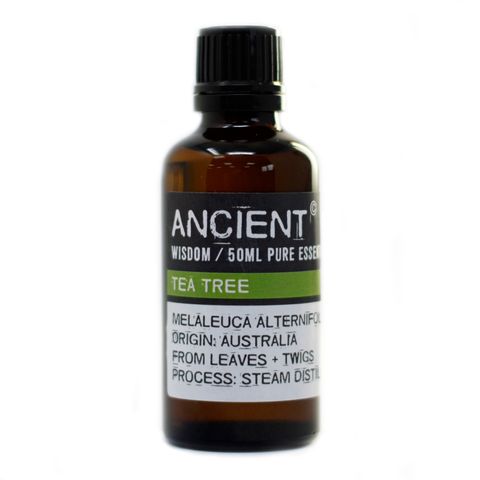 Tea Tree Essential Oil (Melaleuca alternifolia) – 50ml | Antimicrobial, Skin Health & Respiratory Support