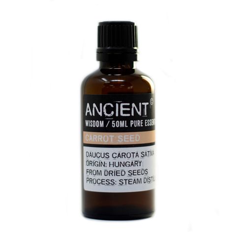 Carrot Seed Essential Oil (Daucus carota sativa) – 50ml | Skin Revitalising, Detoxifying & Antioxidant Support
