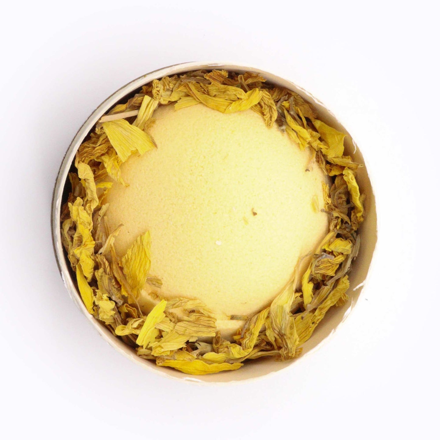 Sunflower Serenity Aromatherapy Bath Set – Bath Bomb, Himalayan Salt & Dried Flowers | Chamomile & Grapefruit Essential Oils with Sunflower Petals