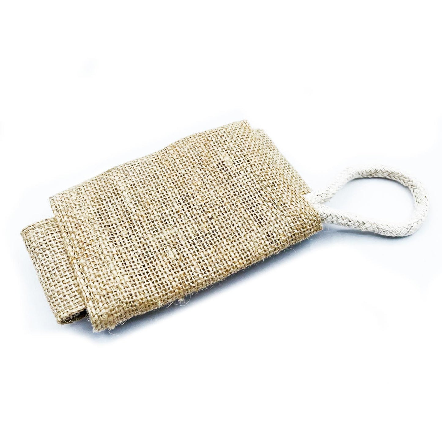 Natural Scrub Pouch for Soap Bar – Jute | Exfoliating Soap Saver