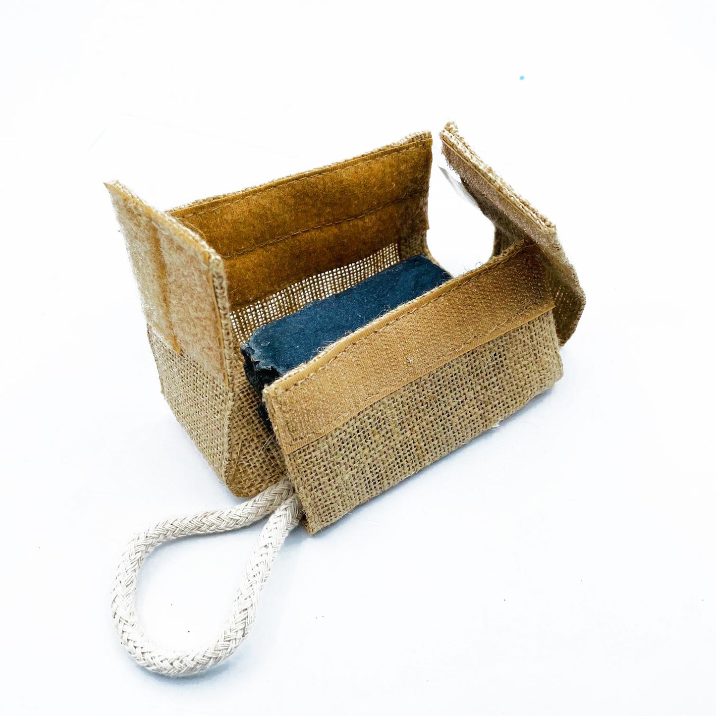 Natural Scrub Pouch for Soap Bar – Jute | Exfoliating Soap Saver