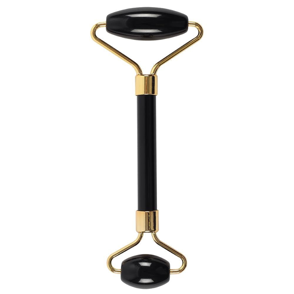Gemstone Facial Roller – Black Obsidian | Enhance Circulation & Promote Skin Firmness