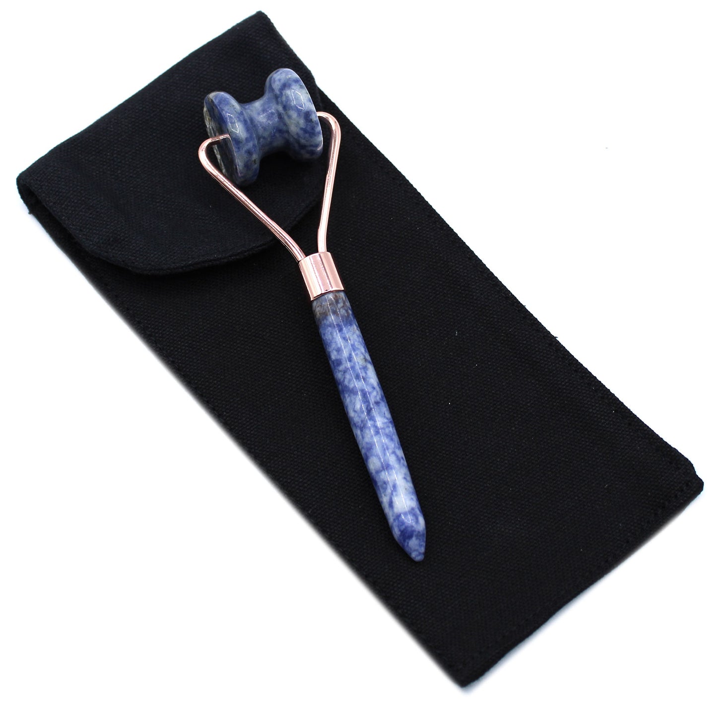 Jawline Gemstone Roller – Sodalite | Stimulate Circulation & Support Skin Calmness