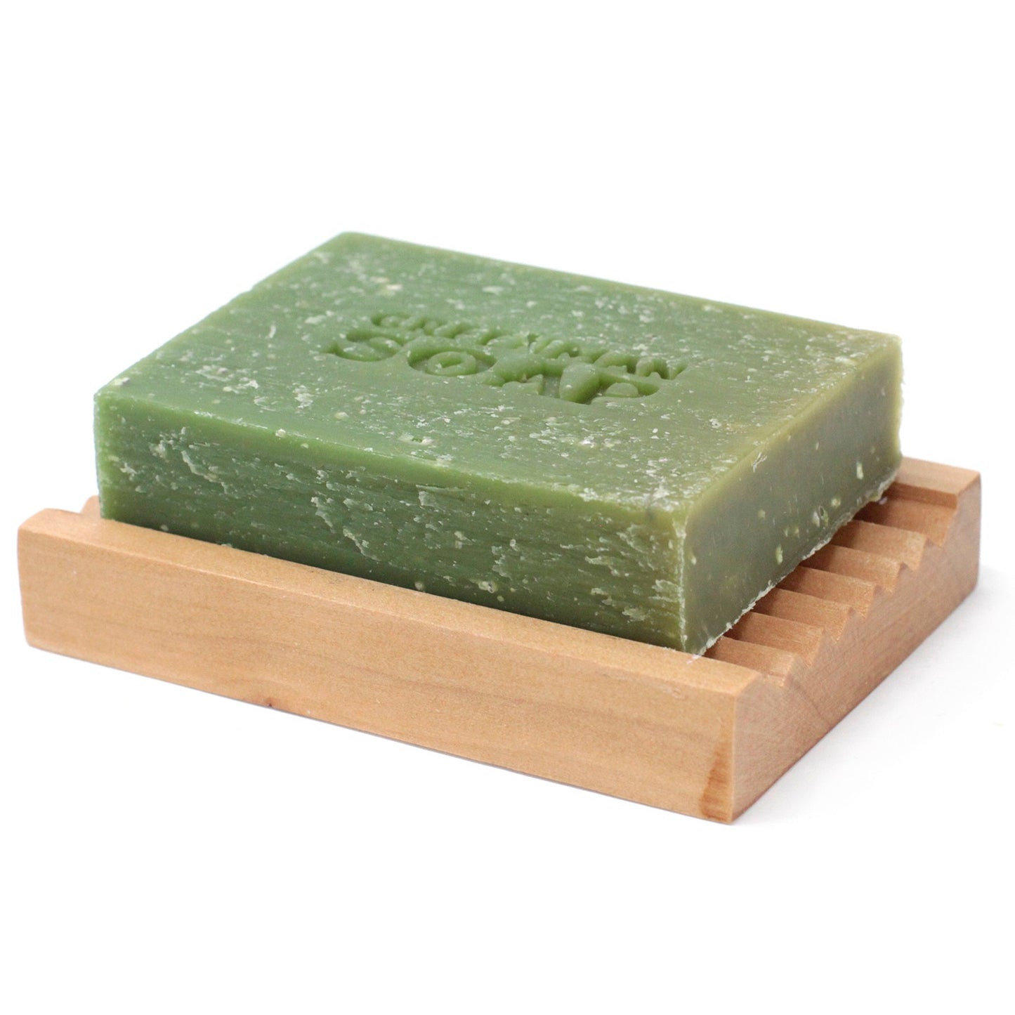 Greenman Soap Bar – Gardener’s Scrub | Lemon & Basil Essential Oils with Poppy Seeds