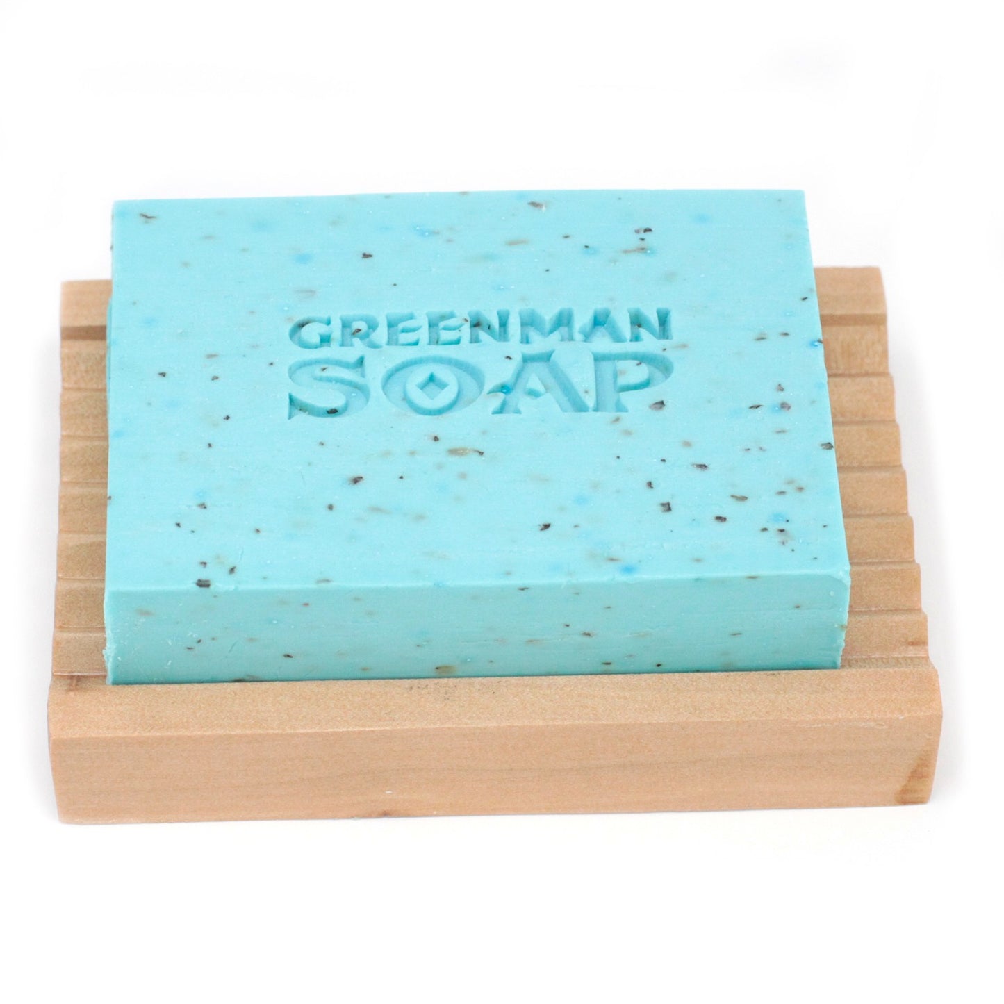 Greenman Soap Bar – Morning Fresh | Frankincense & Bergamot Essential Oils with Dried Mint