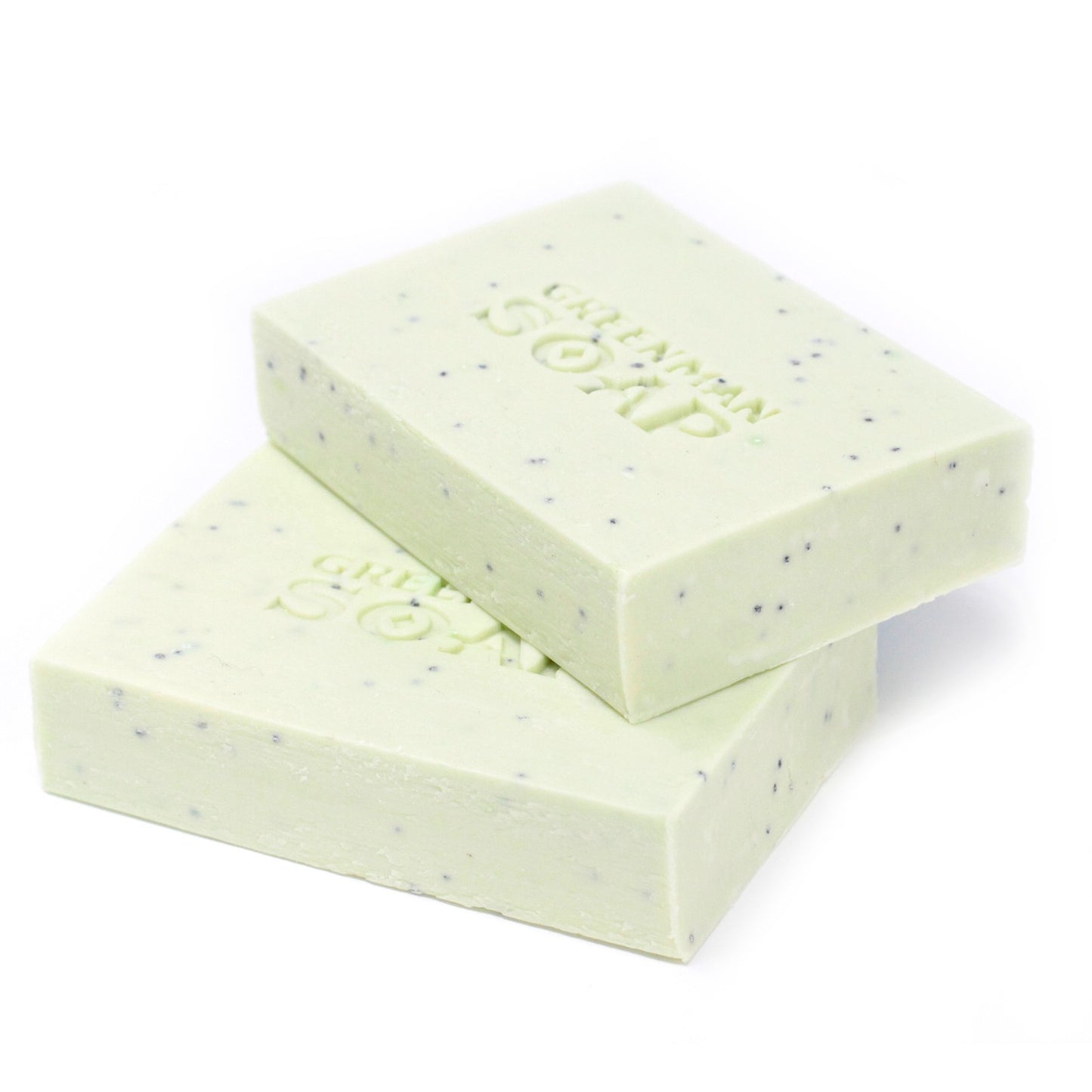 Greenman Soap Bar – Antiseptic | Tea Tree & Peppermint Essential Oils with Poppy Seeds