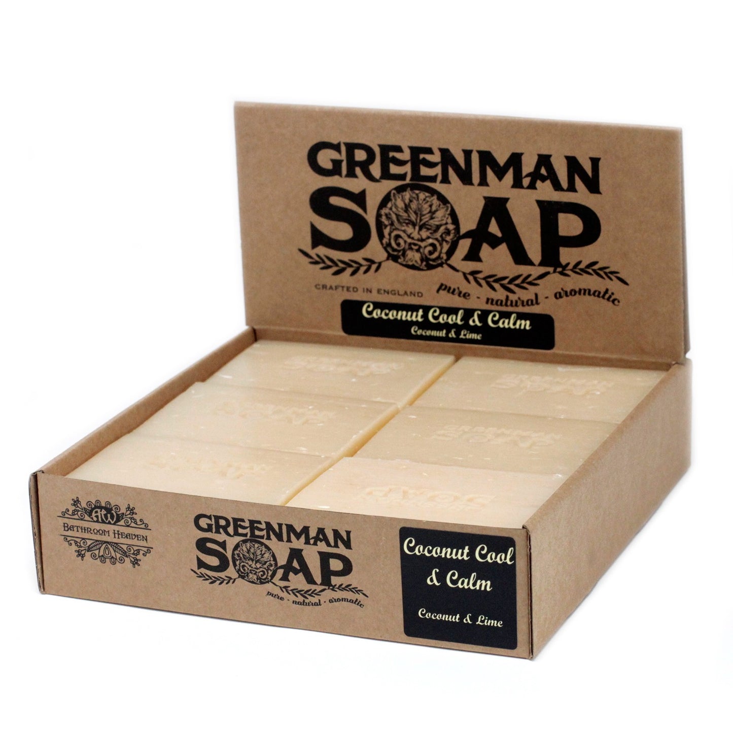 Greenman Soap Bar – Coconut Cool & Calm | Coconut Oil & Lime Essential Oil