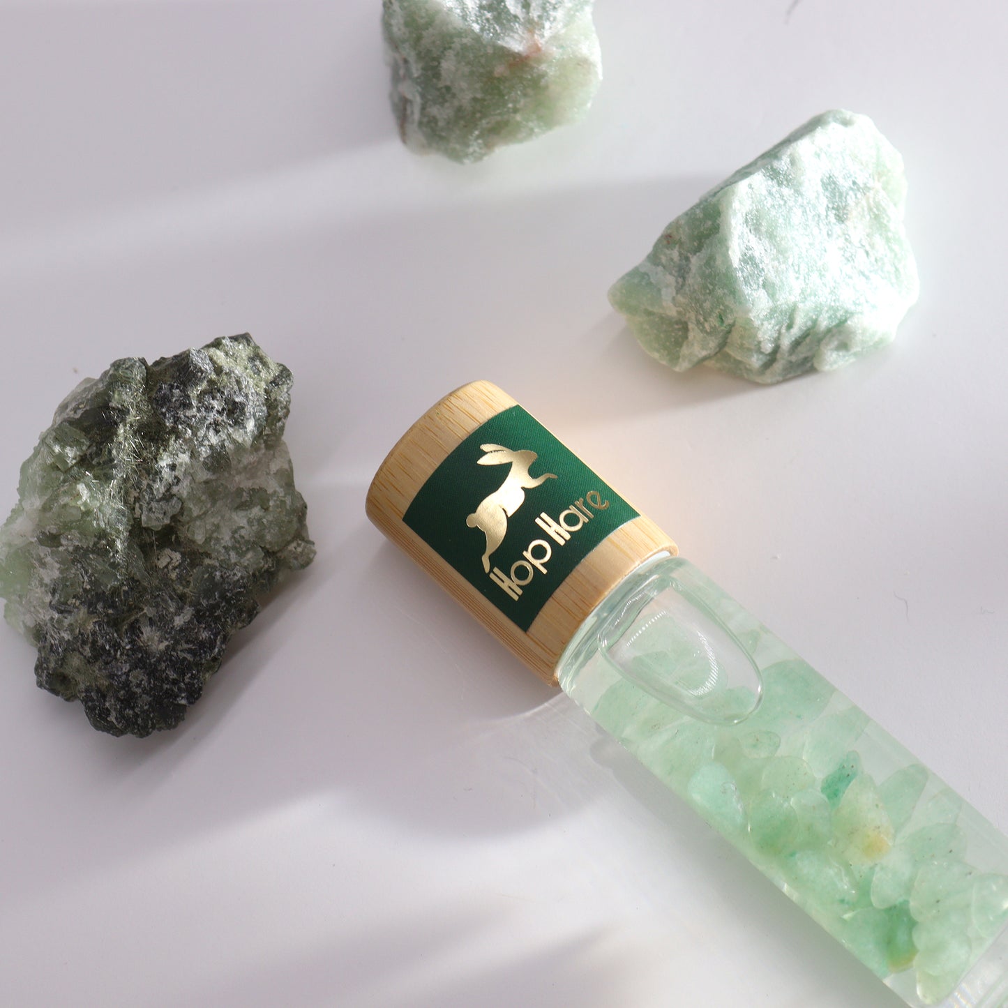 The Magician – Hope Hare Gemstone Essential Oil Roll On | Green Aventurine with Grapefruit, Lime, Spearmint & Peppermint