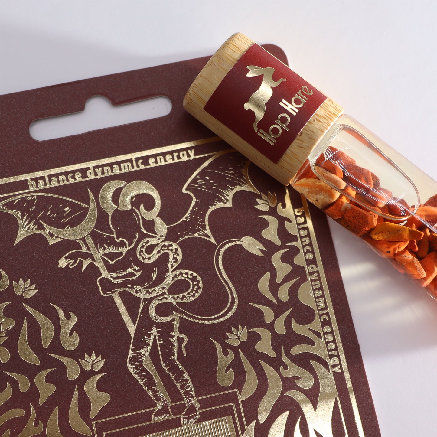 The Devil – Hope Hare Gemstone Essential Oil Roll On | Red Jasper with Orange, Patchouli, Cedarwood, Lavender, Bergamot & Ylang Ylang