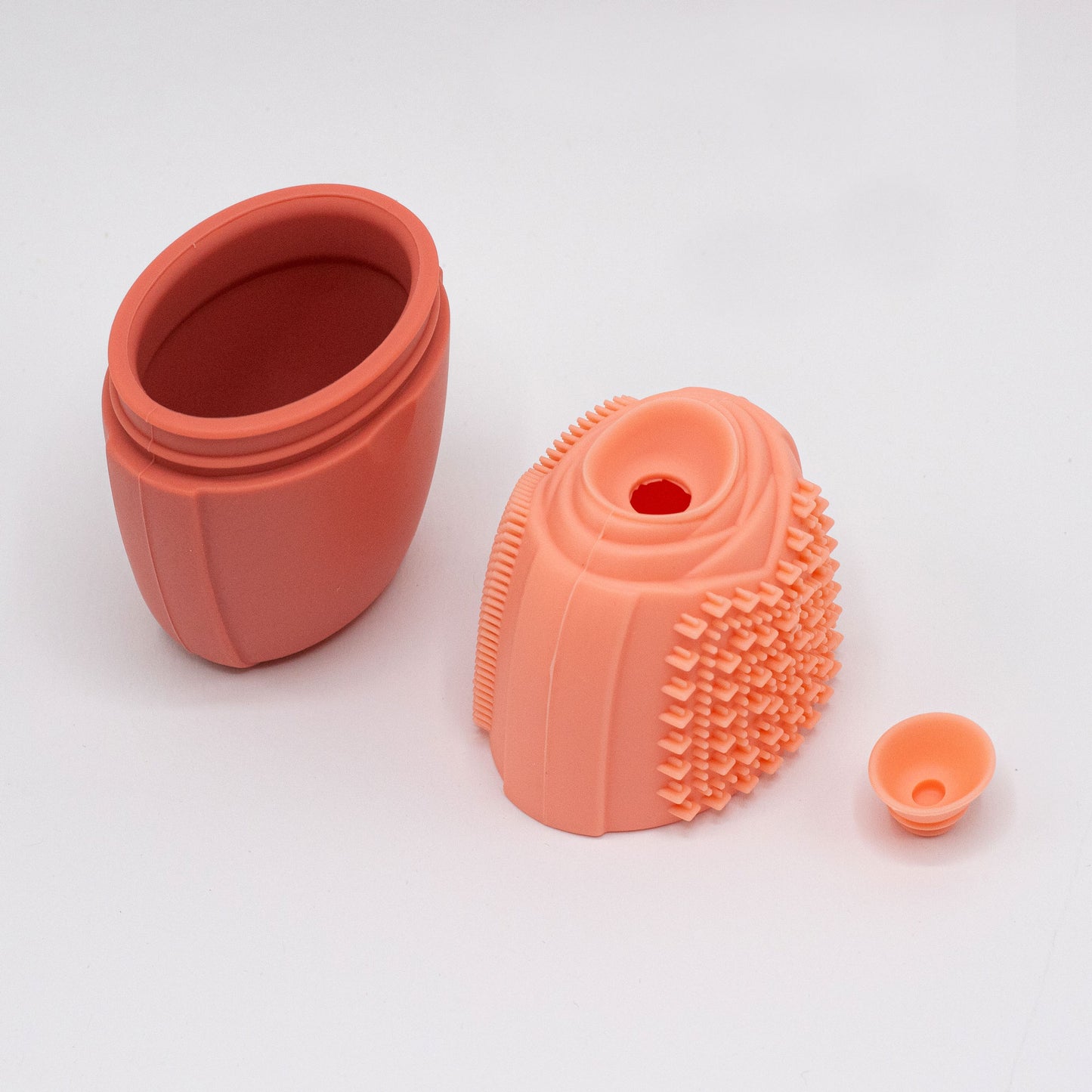 Silicone Ice Face Roller – Peach | 3-in-1 Cold Therapy & Skincare Tool