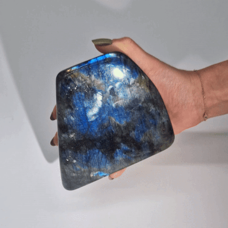 Labradorite Statement Stone – Extra Large | Polished Mineral Display Piece