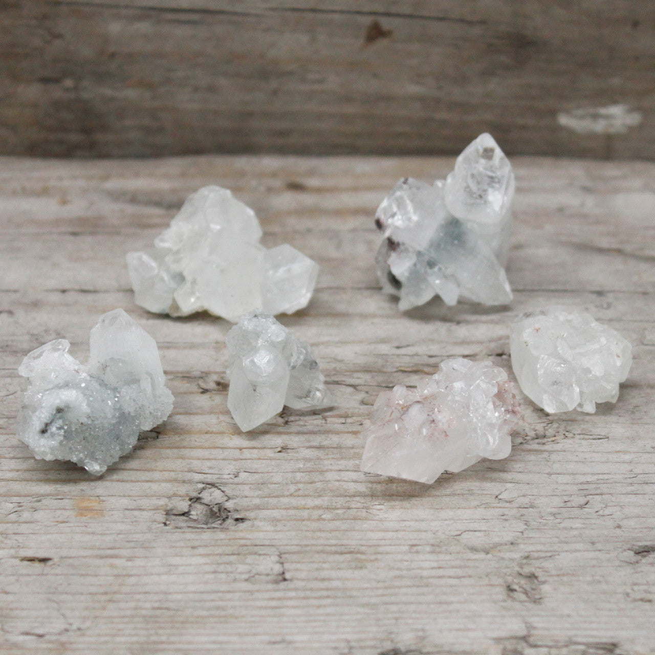 White Apophyllite Cluster – 20–30mm | Natural Crystal Formations