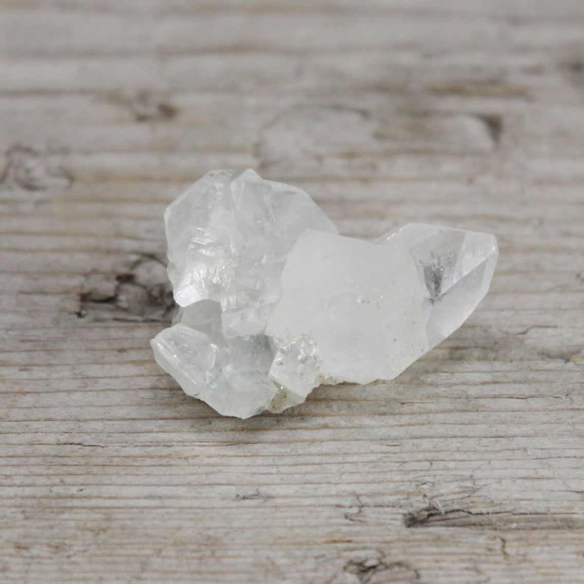 White Apophyllite Cluster – 20–30mm | Natural Crystal Formations