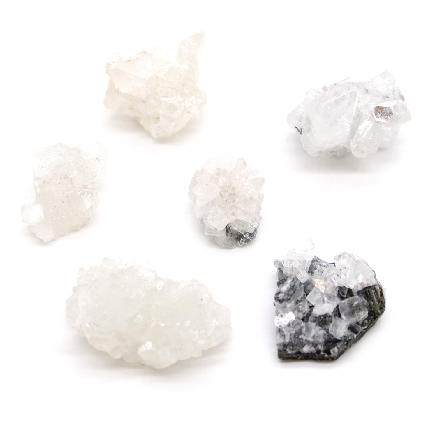 White Apophyllite Cluster – 20–30mm | Natural Crystal Formations