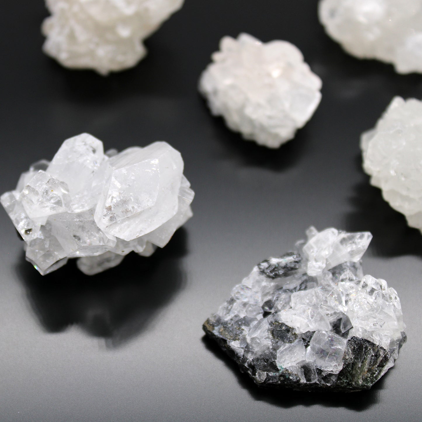 White Apophyllite Cluster – 20–30mm | Natural Crystal Formations