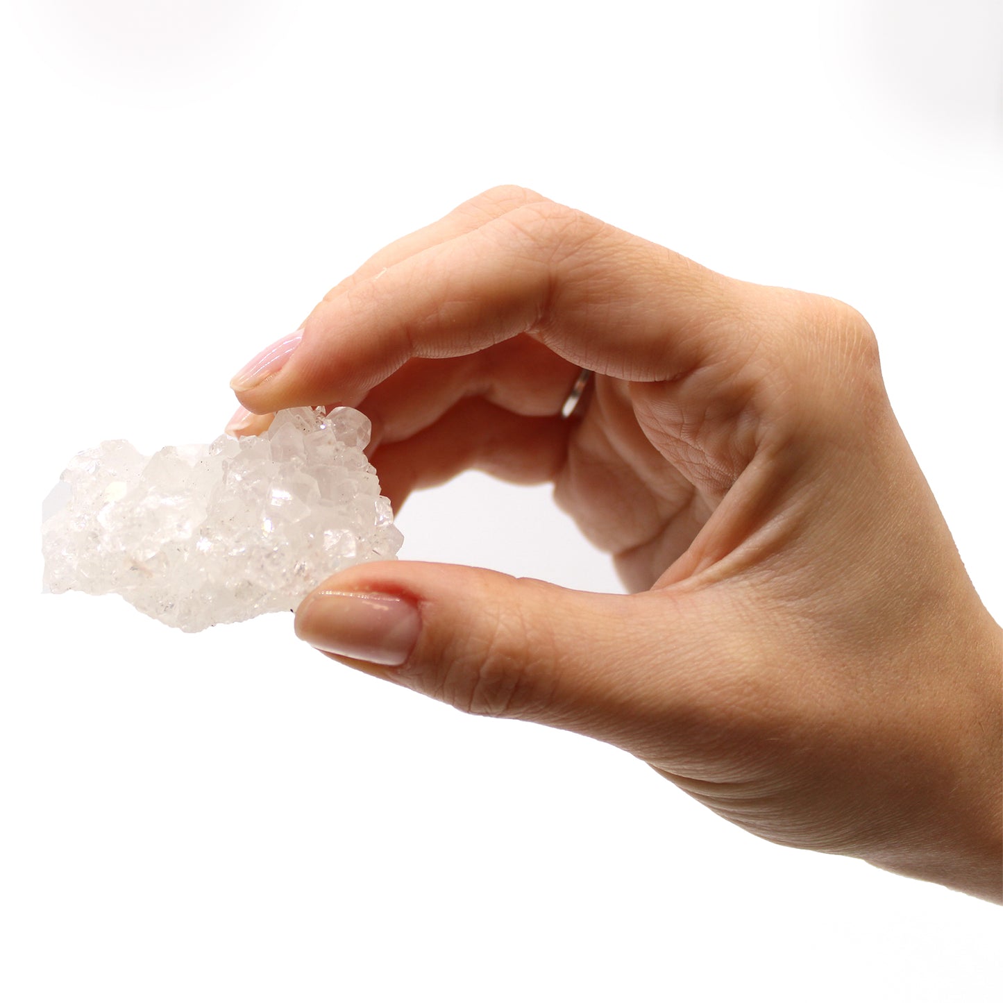 White Apophyllite Cluster – 20–30mm | Natural Crystal Formations