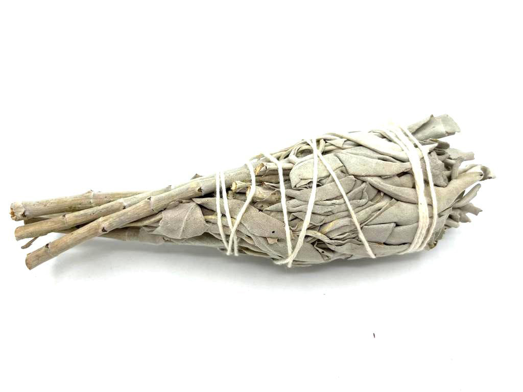 White Sage Smudge Stick – 10cm Torch | Powerful Cleansing Ritual & Space Clearing