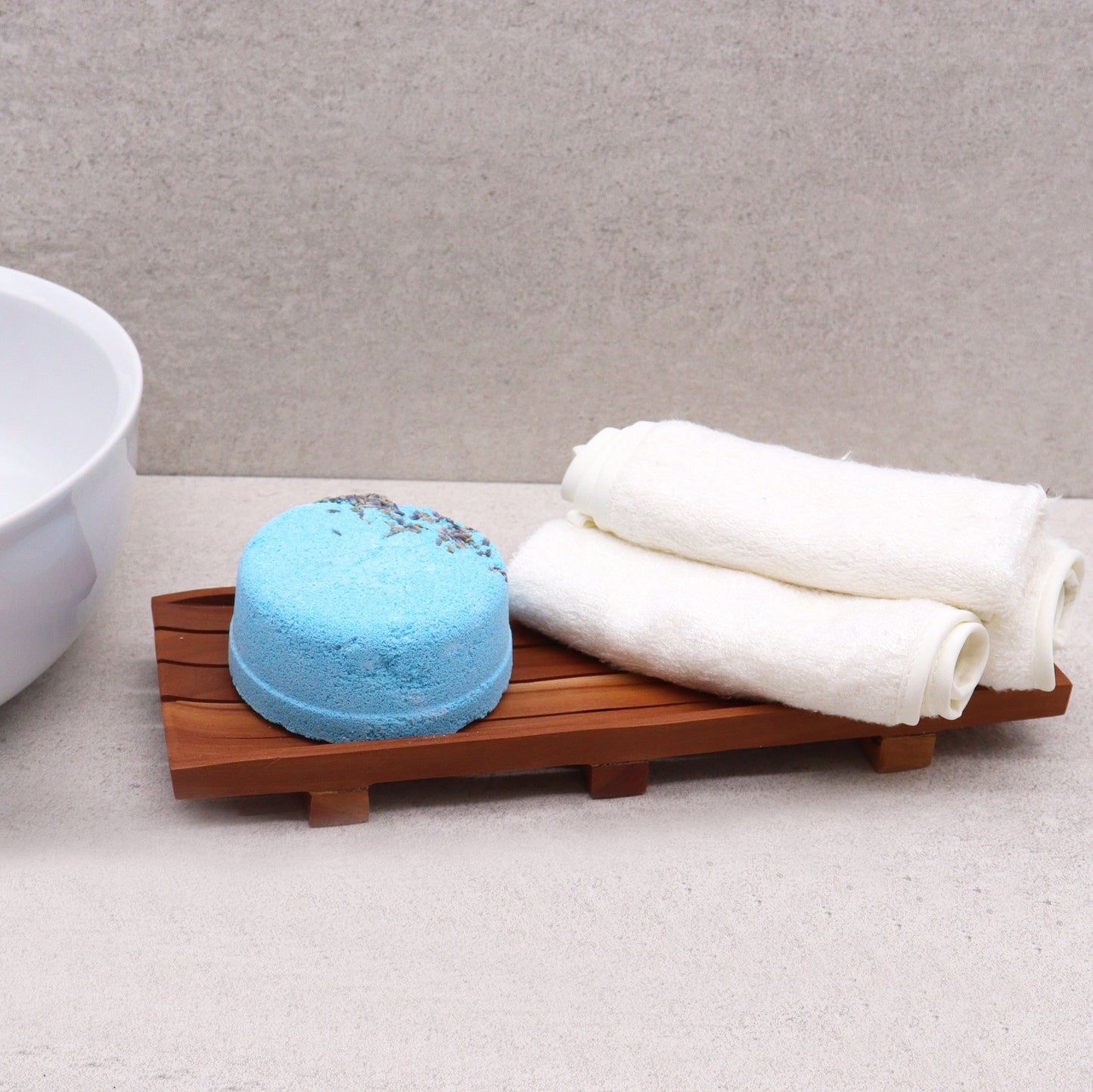 Mahogany Wood Soap Dish – Large Tray | Sustainable Wood with Natural Grain