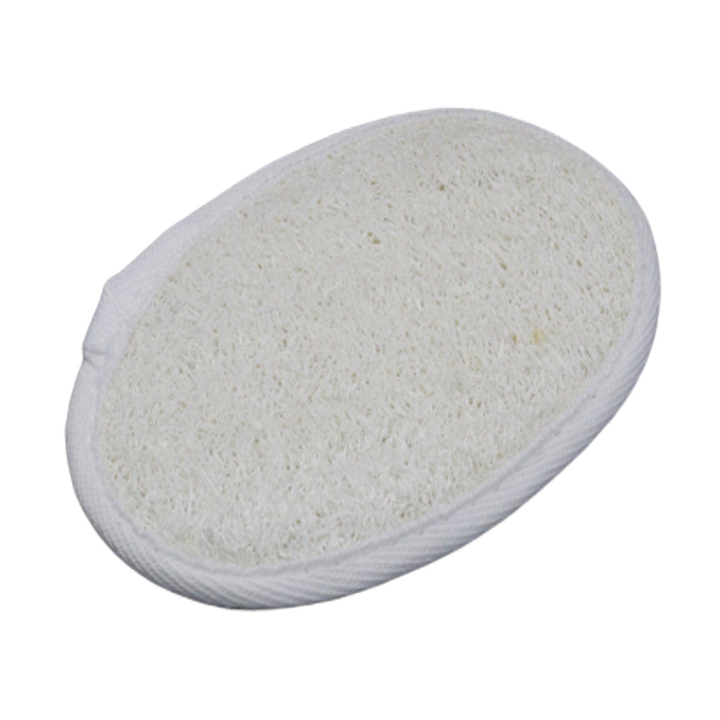 Natural Loofah Body Scrub – Oval with Strap | Handheld Exfoliator for Daily Skincare