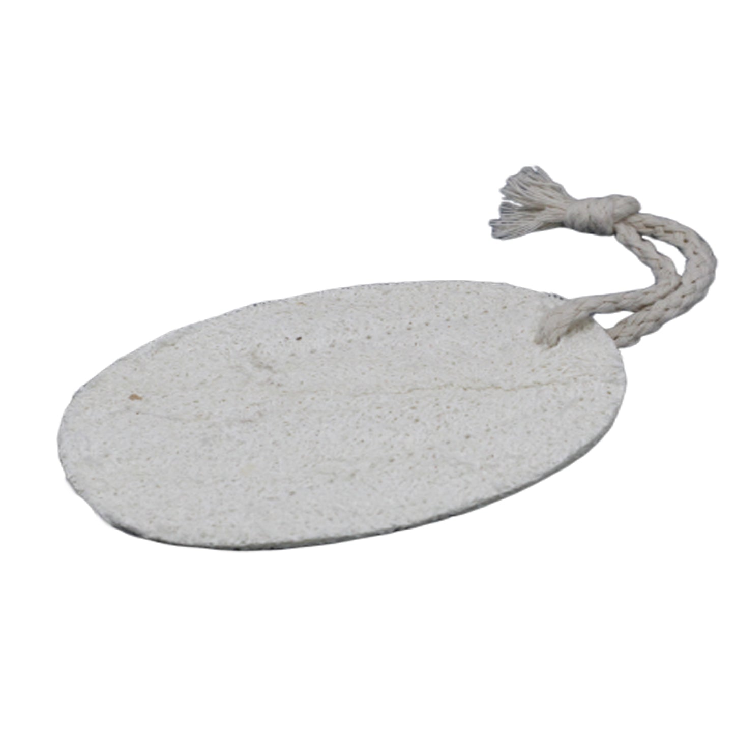 Natural Loofah Body Scrub – Oval with Rope | Palm-Sized Exfoliator for Shower & Bath