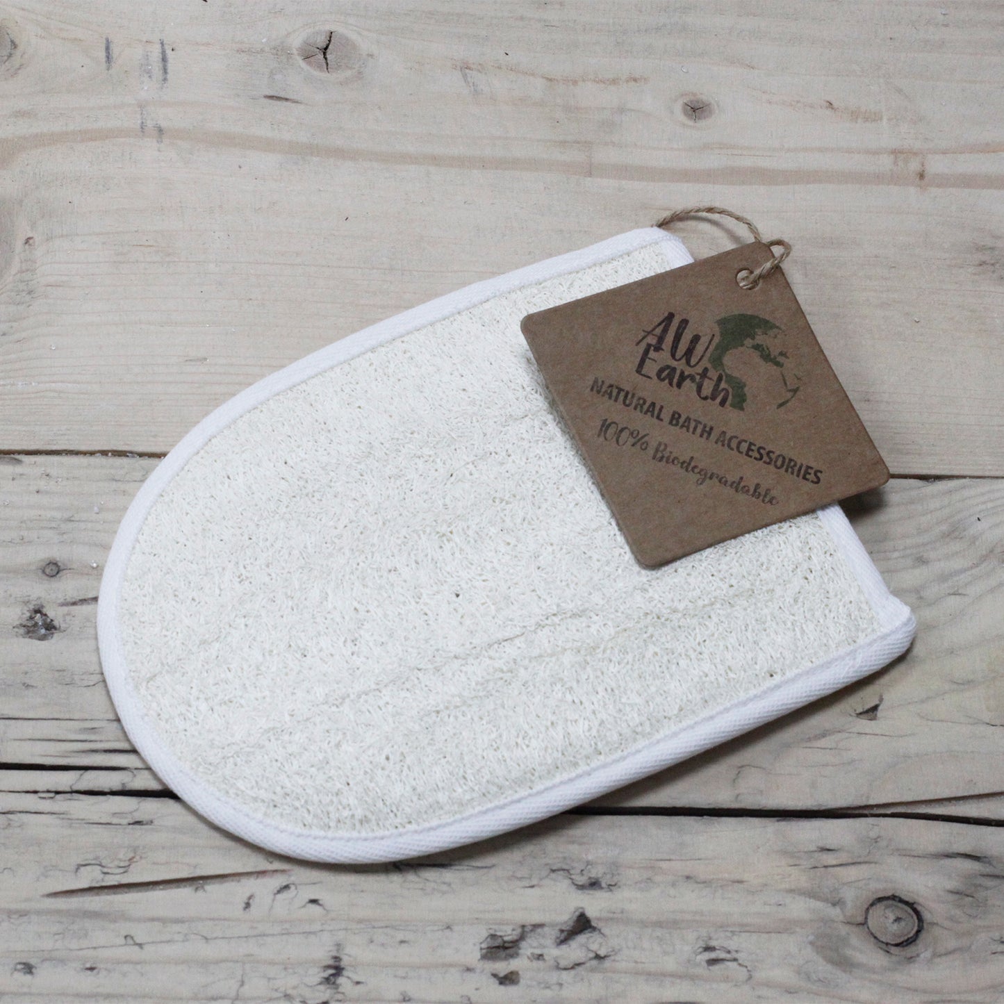 Natural Loofah Body Scrub – Hand Wrap | Exfoliating Mitt Pad for Face & Body