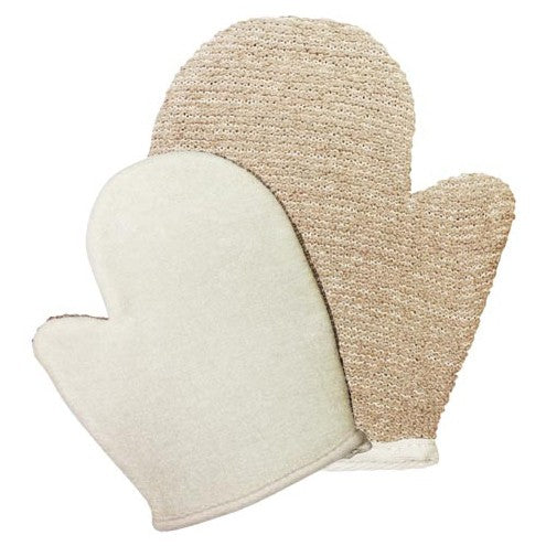 Natural Exfoliating Washing Mitt – Jute Mix | Eco Body Scrub Glove
