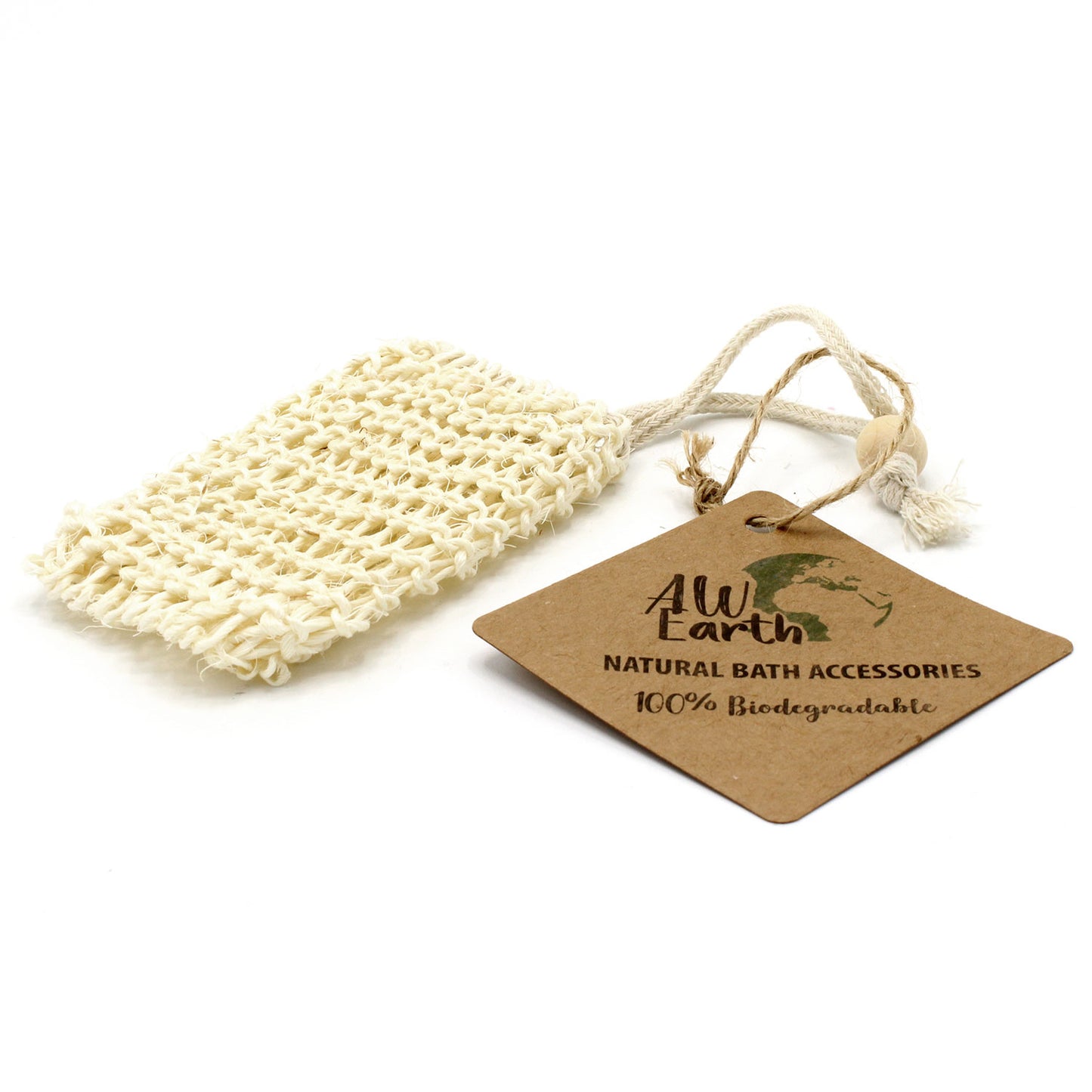 Natural Soap Bag – Sisal | Biodegradable Exfoliating Pouch for Soap Bars