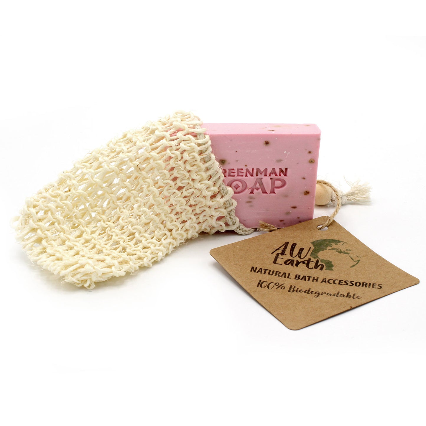 Natural Soap Bag – Sisal | Biodegradable Exfoliating Pouch for Soap Bars