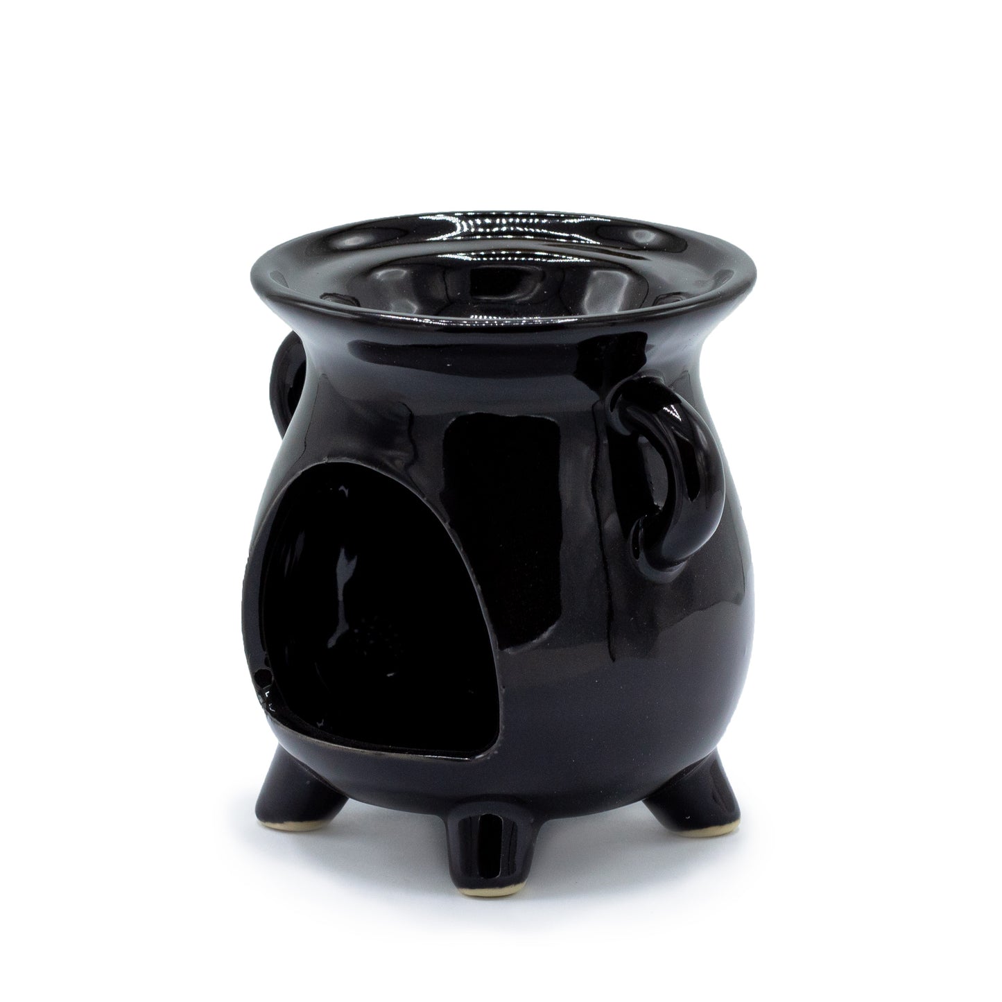 Black Cauldron Ceramic Oil Burner – Tree of Life | For Wax Melts & Fragrance Oils