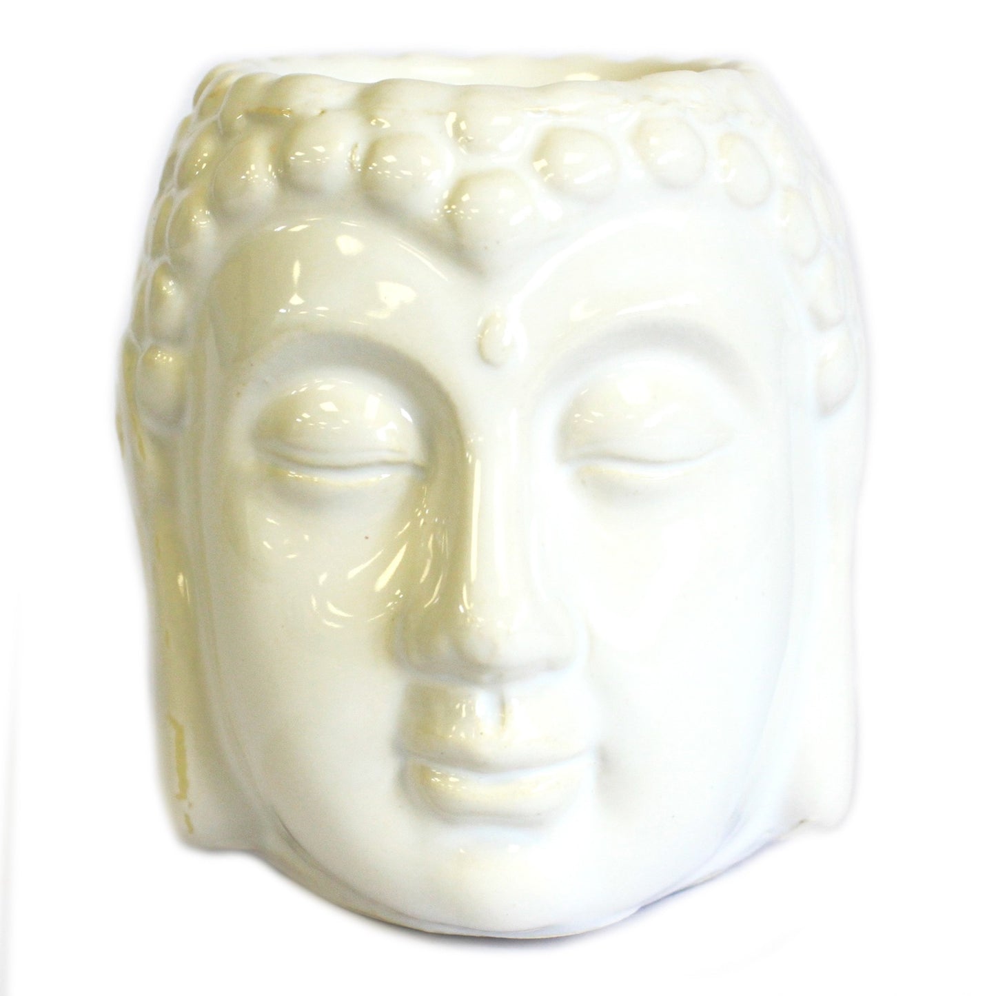 Buddha Ceramic Oil Burner – White | For Wax Melts & Fragrance Oils