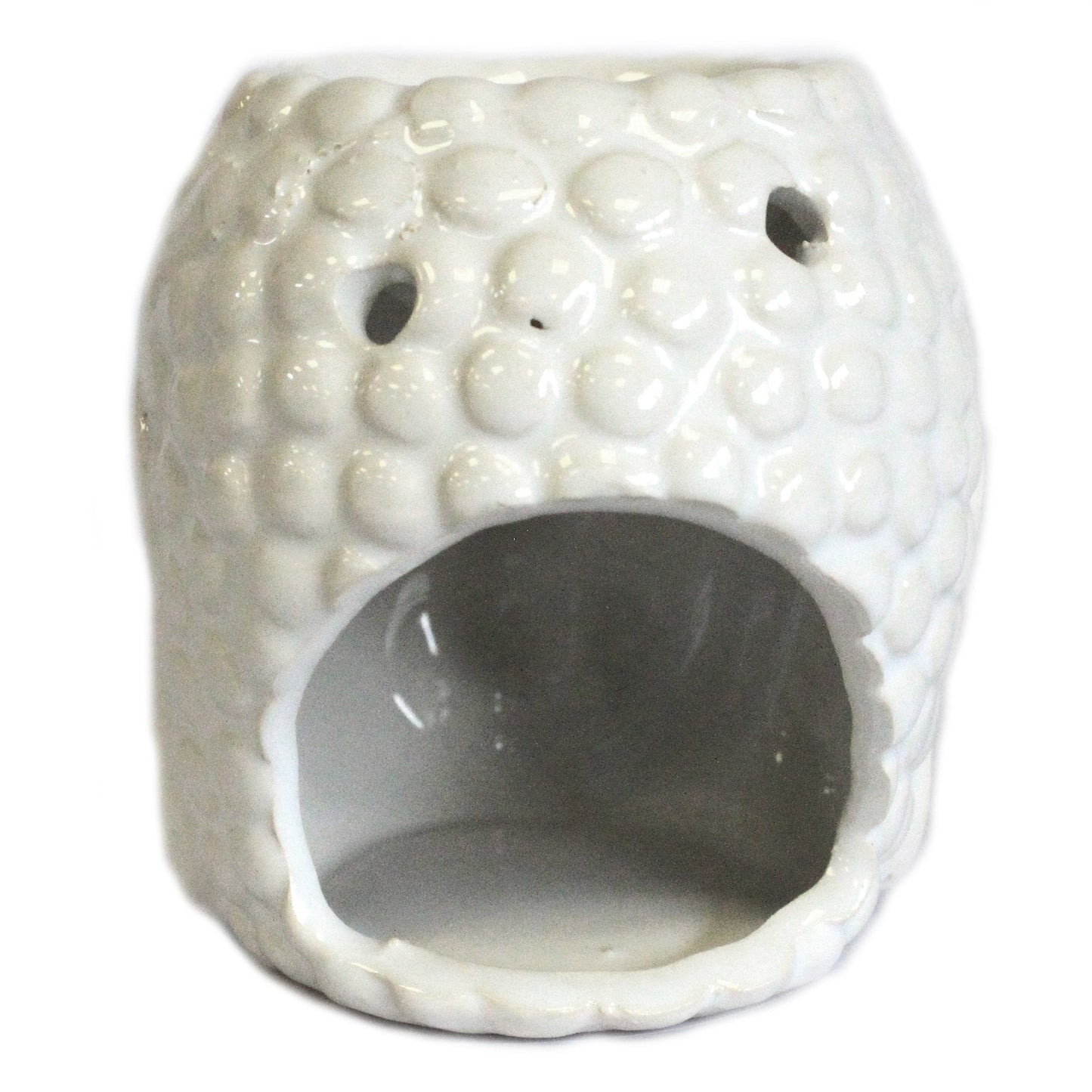 Buddha Ceramic Oil Burner – White | For Wax Melts & Fragrance Oils