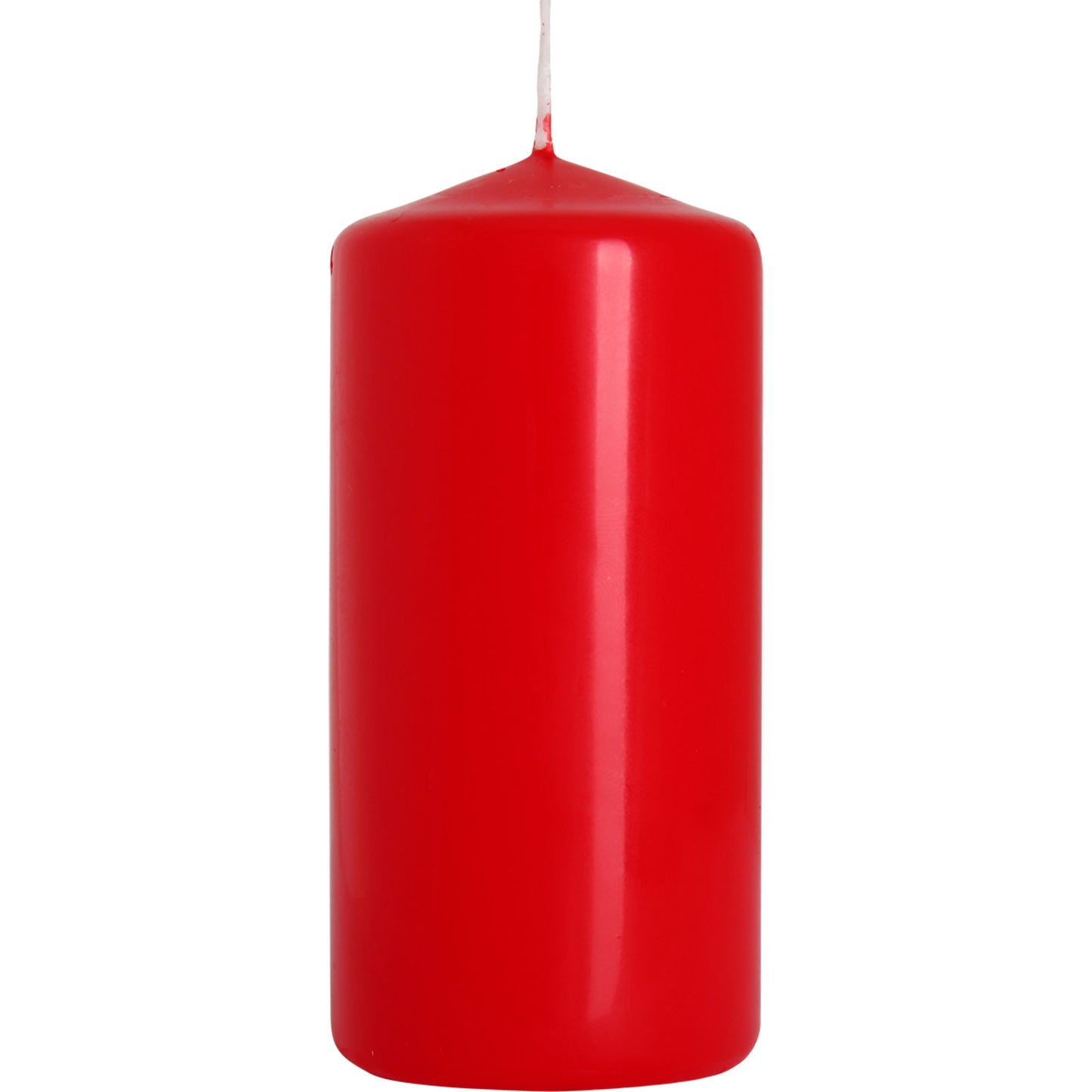 Red Pillar Candle – Individual (50x100mm) | 20 Hour Burn Time