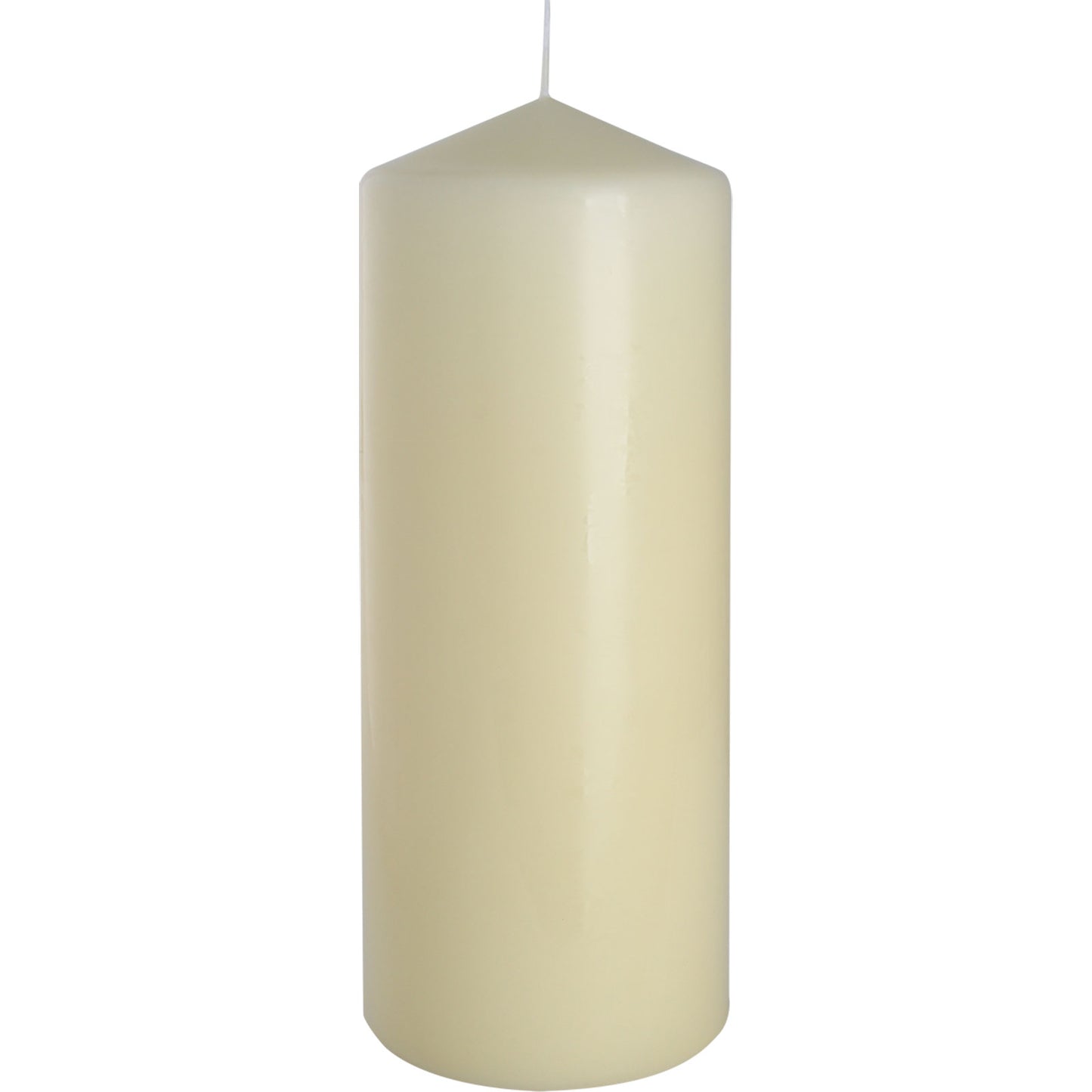 Ivory Pillar Candle – Individual (80x200mm) | 90 Hour Burn Time