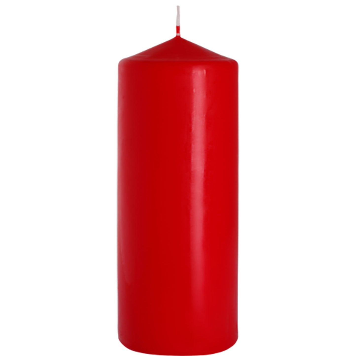 Red Pillar Candle – Individual (80x200mm) | 90 Hour Burn Time