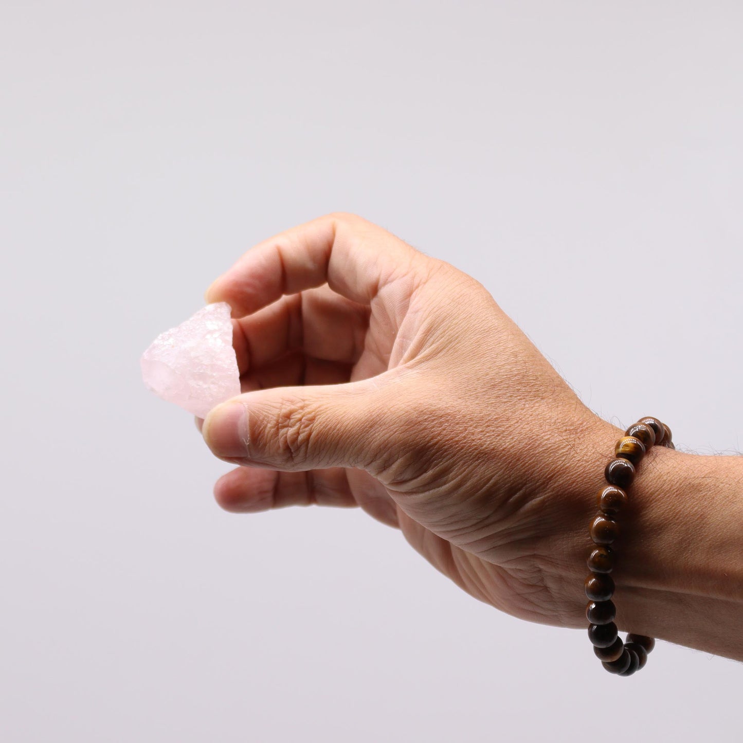Rose Quartz Raw Crystals – 500g | Approx. 35 pieces