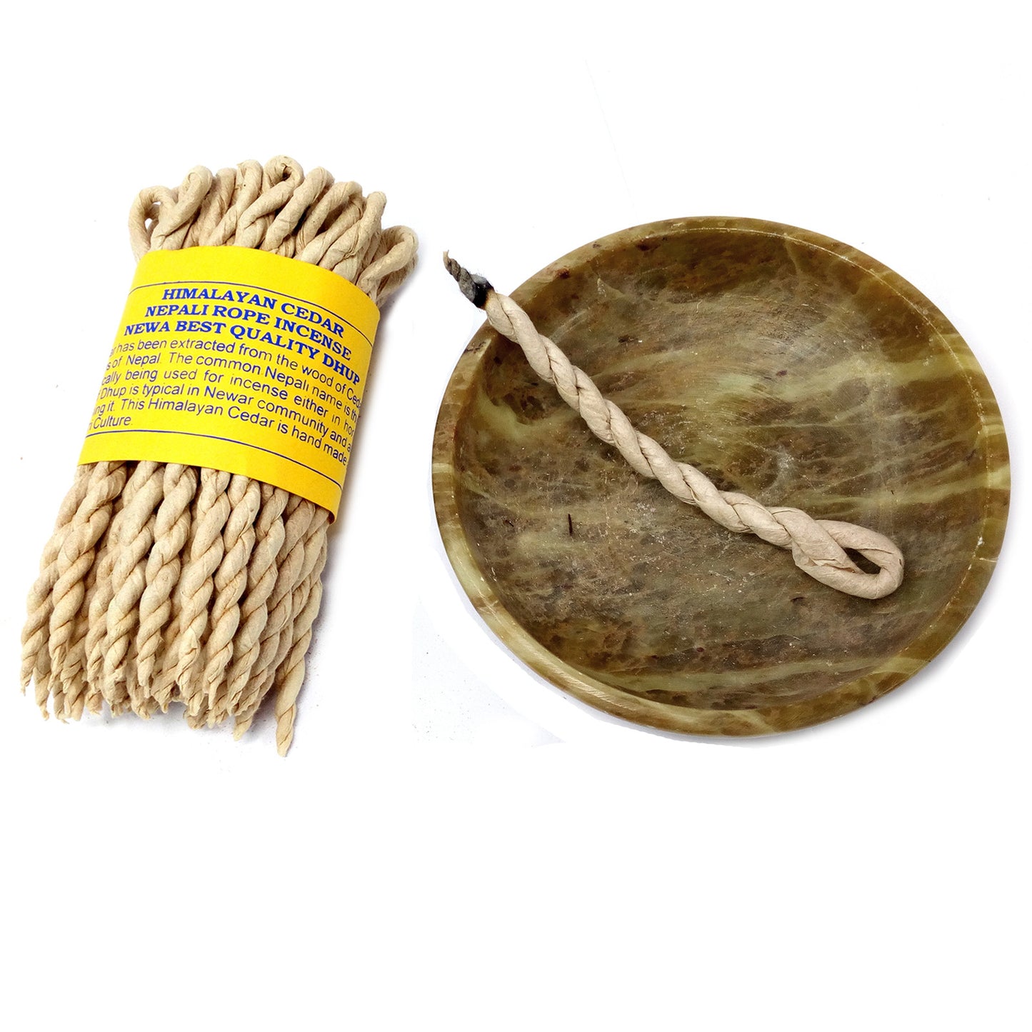 Nepali Pure Herbs Rope Incense – Himalayan Cedar | Hand-Rolled Himalayan Incense Ropes for Meditation & Ritual