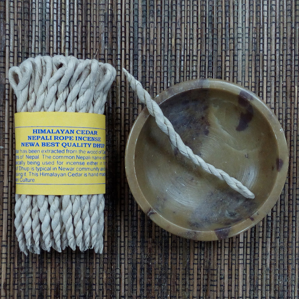 Nepali Pure Herbs Rope Incense – Himalayan Cedar | Hand-Rolled Himalayan Incense Ropes for Meditation & Ritual