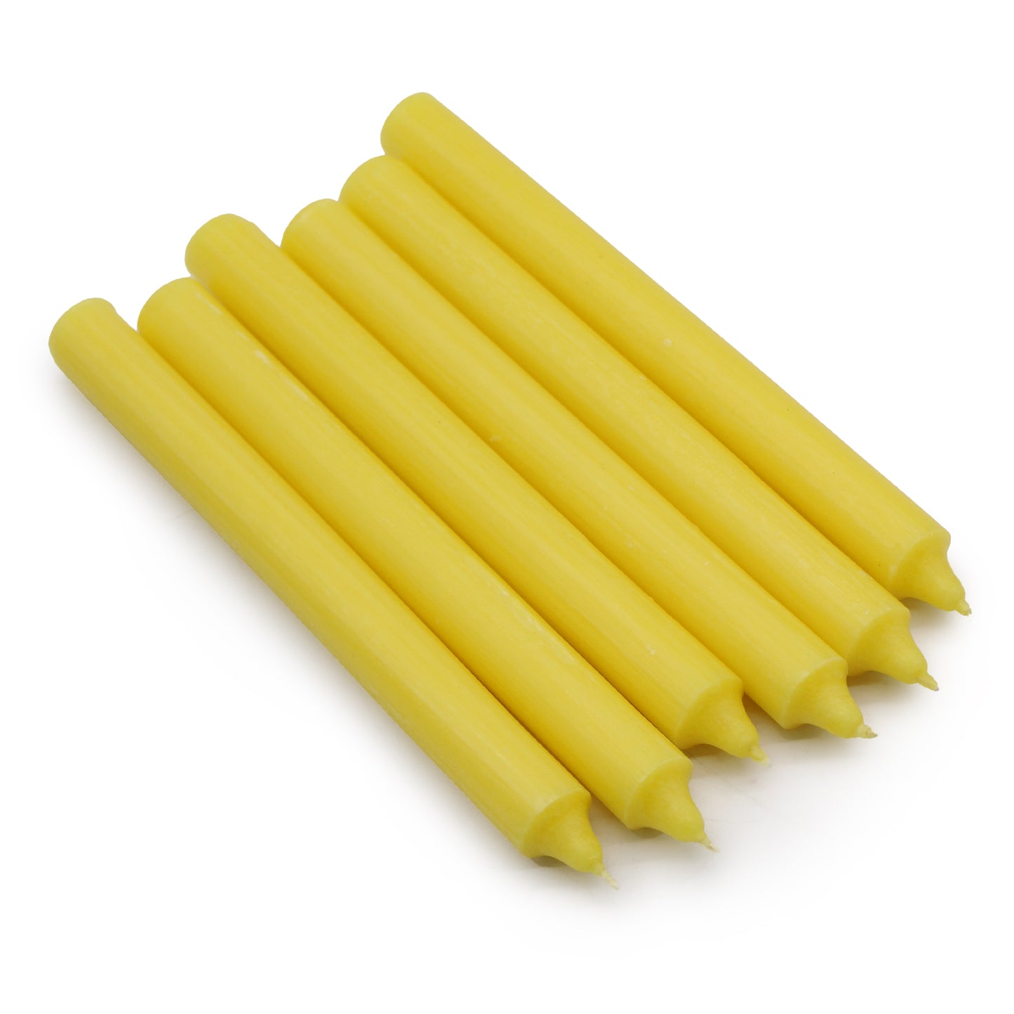 Lemon Rustic Dinner Candles – Pack of 5 | 8 Hour Burn Time