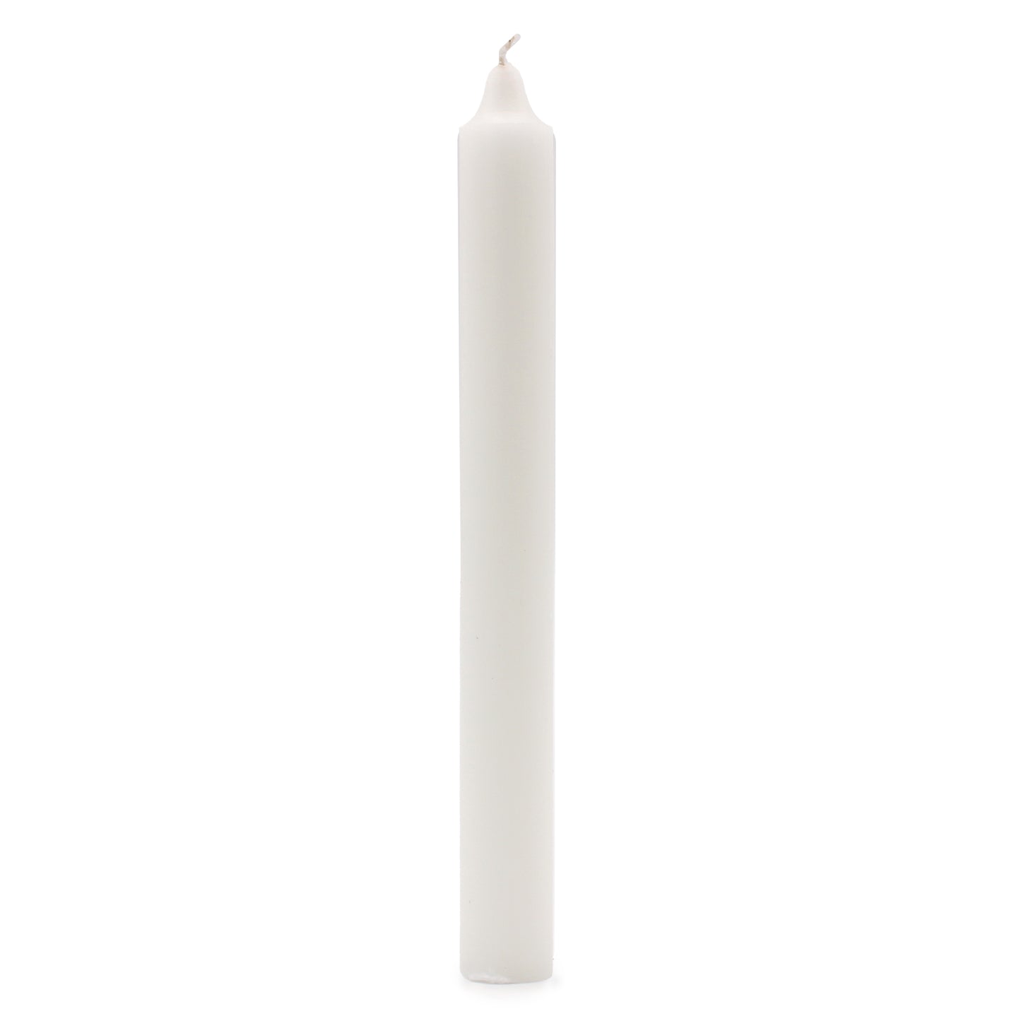 White Rustic Dinner Candles – Pack of 5 | 8 Hour Burn Time