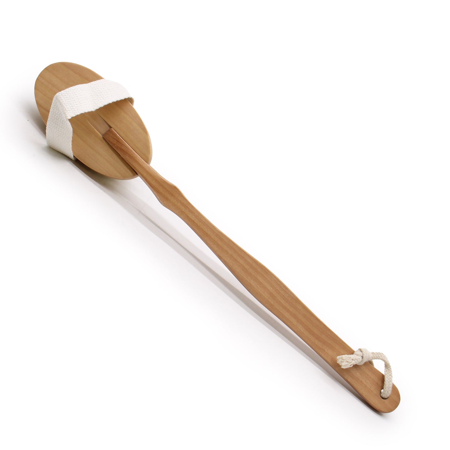 Body Brush with Long Handle – Hemu Wood | Full-Body Back Scrub