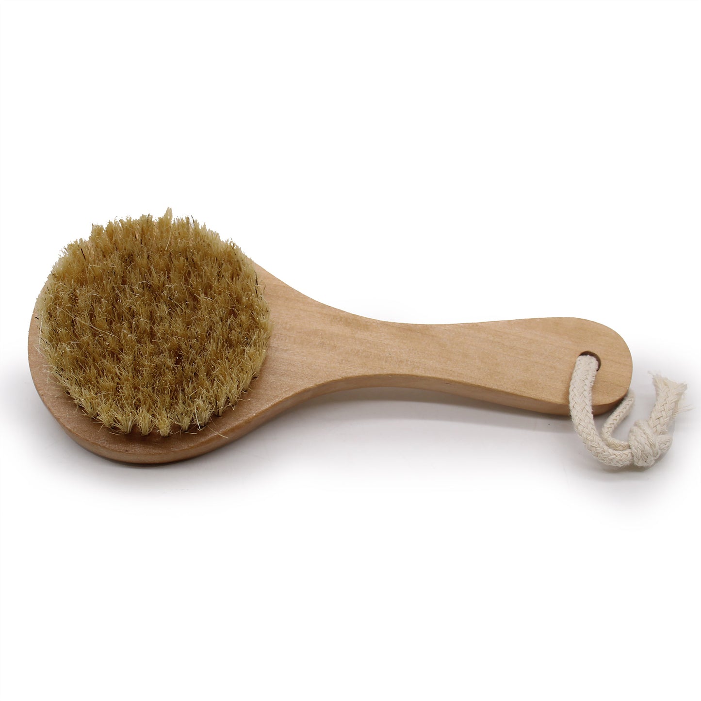 Body Brush with Short Handle – Hemu Wood | Skin Exfoliation & Circulation