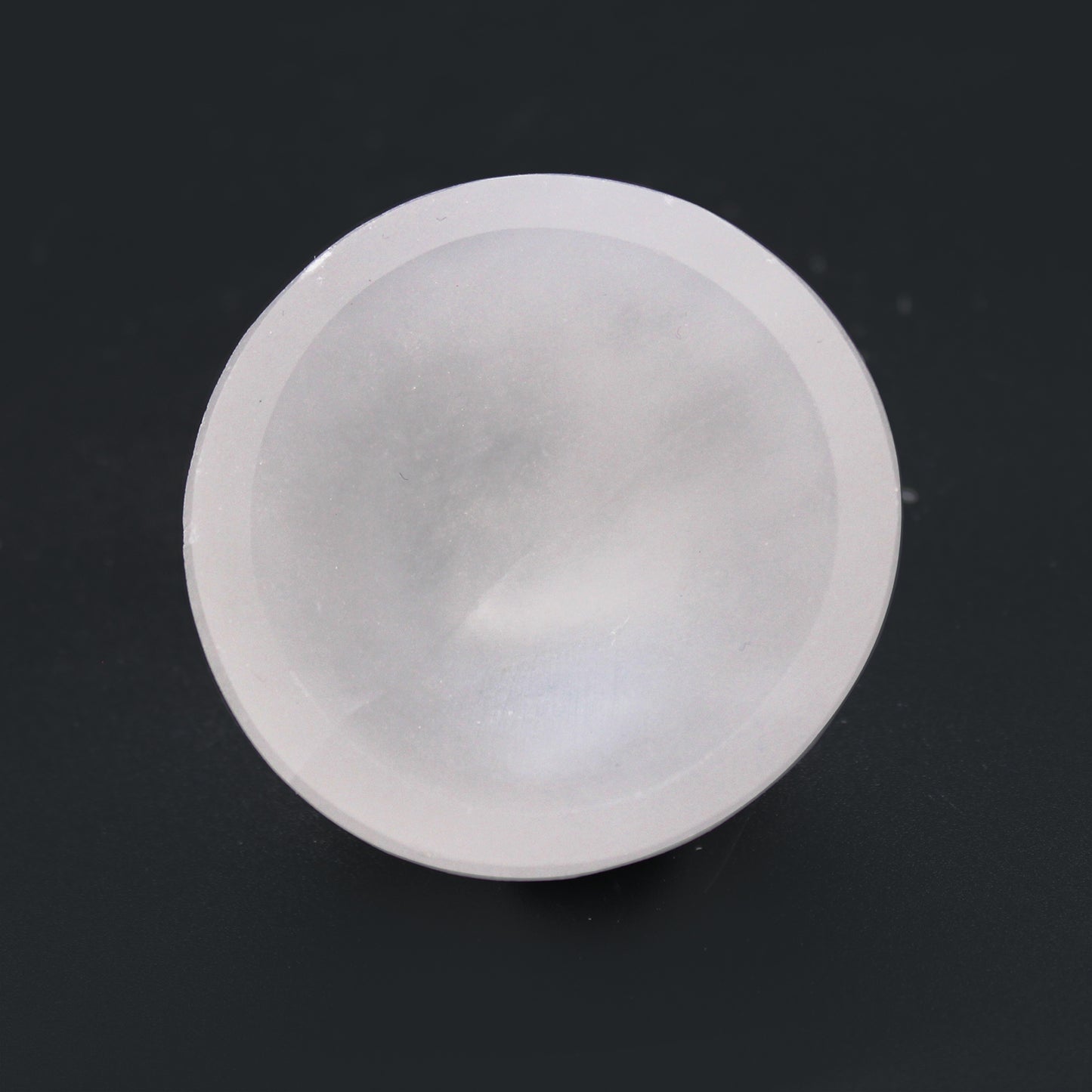 Round Selenite Bowl – Extra Small | Polished Crystal Display Dish