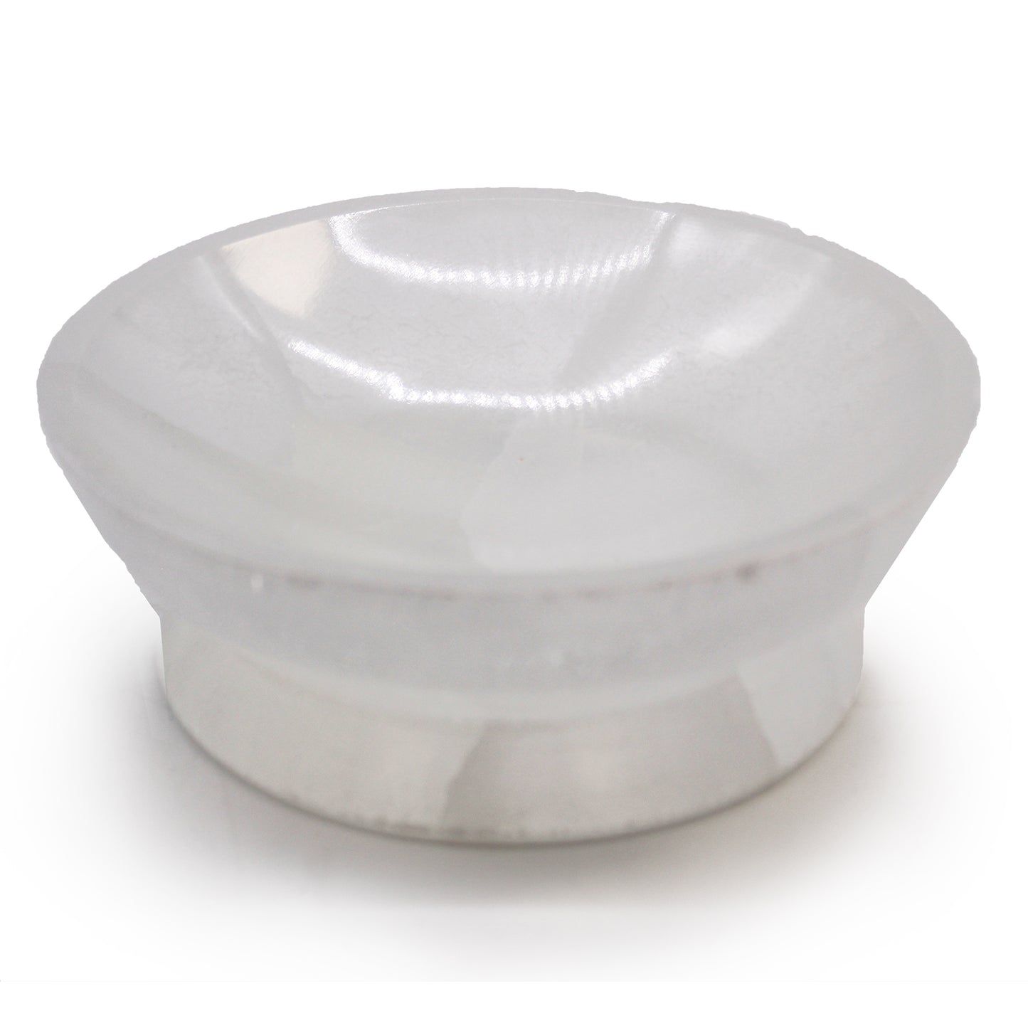Selenite Ritual Bowl – Large | Vessel for Crystals, Incense & Ritual Use