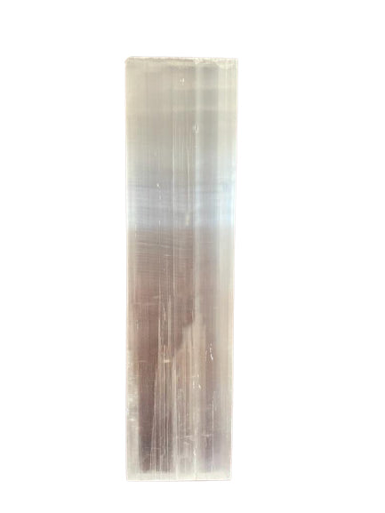 Classic Selenite Charging Plate – Medium | Flat Bar Display Piece