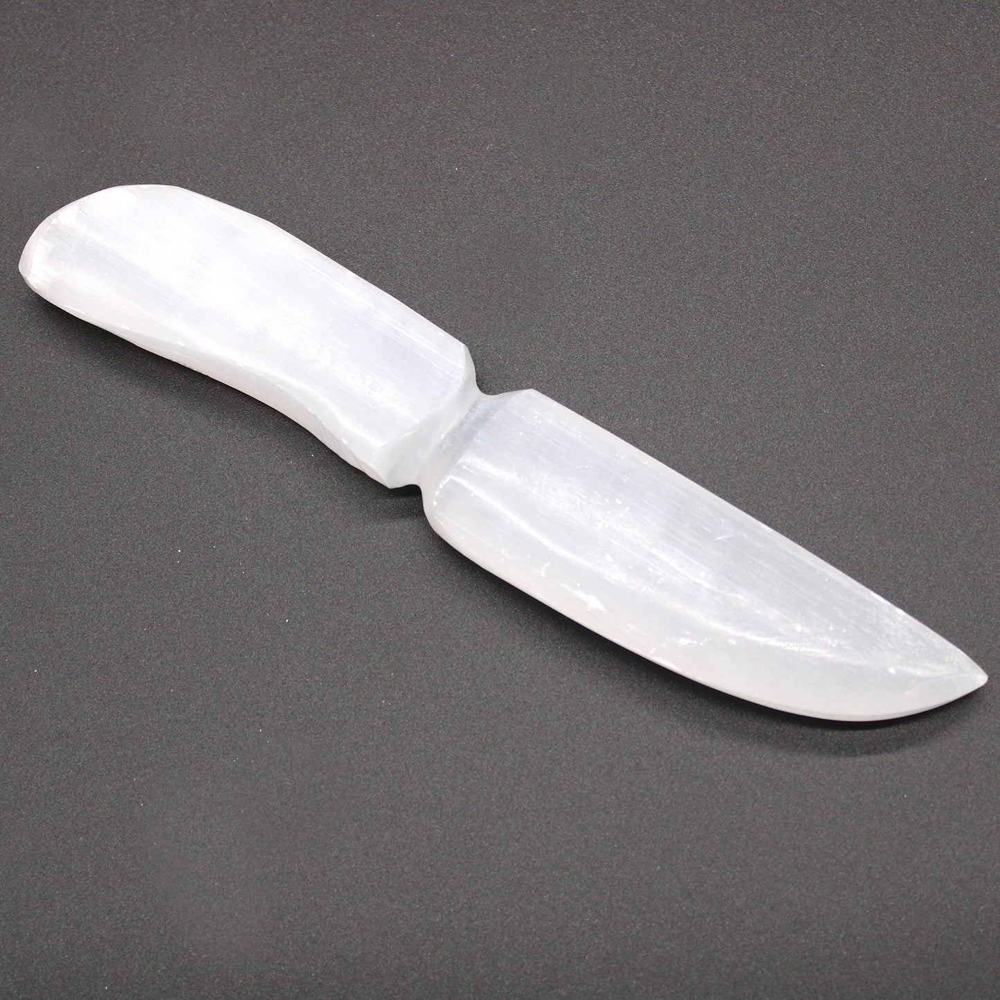 Selenite Ceremonial Knife – Classic | Ritual Display Piece