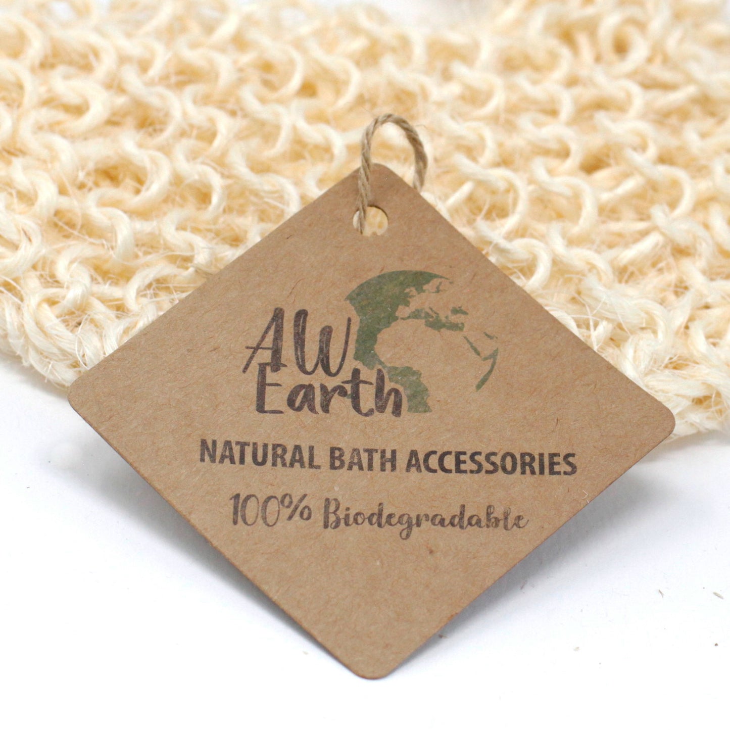 Natural Exfoliating Mitt – Sisal & Cotton | Eco-Friendly Body Scrub