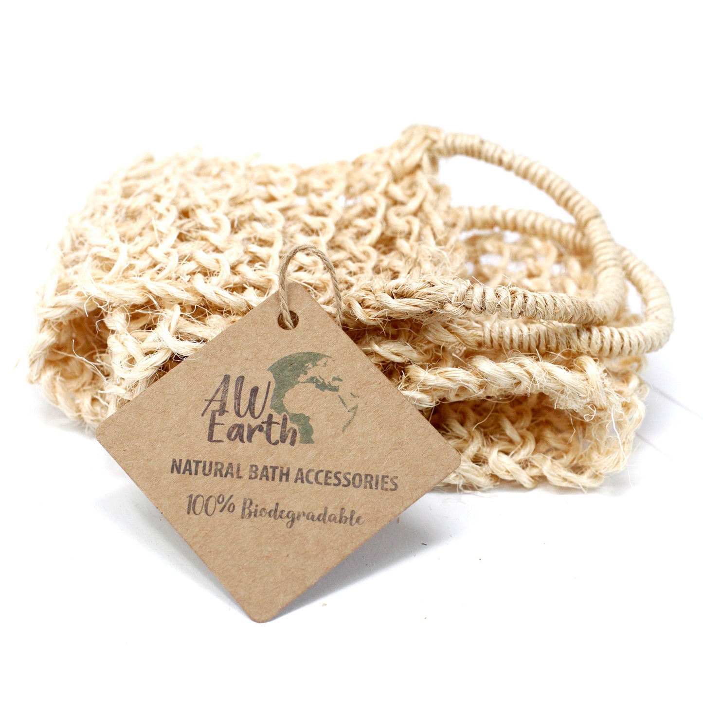 Natural Back Scrub – Sisal & Cotton | Biodegradable Exfoliating Bath Strap