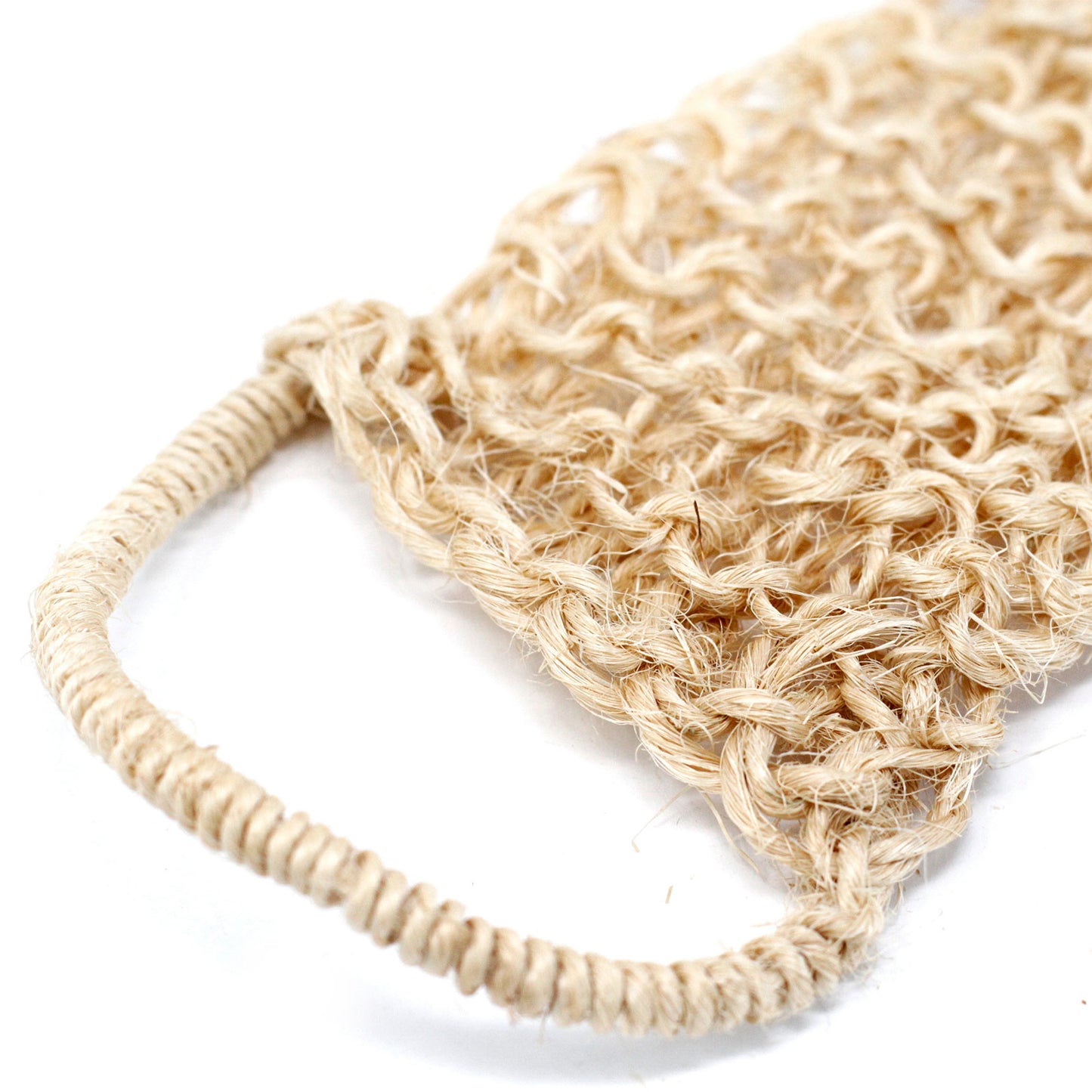 Natural Back Scrub – Sisal & Cotton | Biodegradable Exfoliating Bath Strap