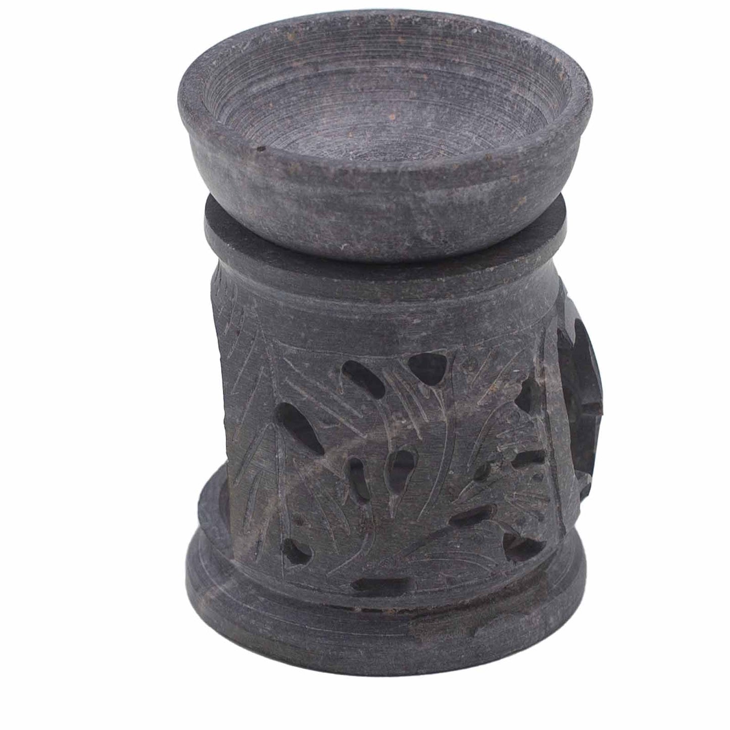 Small Soapstone Oil Burner – Om | For Wax Melts & Fragrance Oils